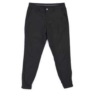 Primo Golf Jogger Pants Men's 32x29 Black Inseam Ankle Zip Tapered Stretch